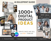 1000+ Digital Product Ideas for Etsy with Bonus Passive Income Playbook
