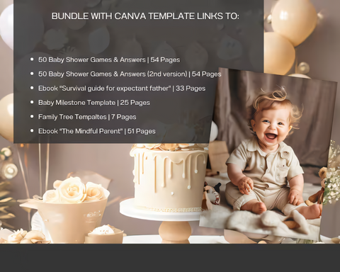 Baby Bundle Canva Kit with MRR & PLR