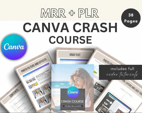 Canva Learn & Earn Crash Course | MRR+PLR