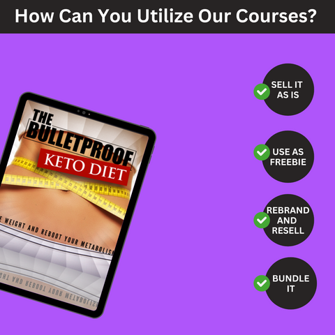 Fitness Bundle: 36 Diet & Fitness Courses with Full PLR & MRR