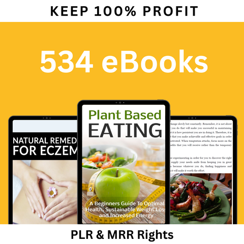 Business & Money Essentials 534 eBook Collection with PLR & MRR