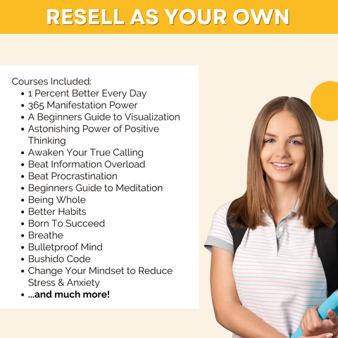 212 Self-Help & Mindset Courses PLR & MRR Rights
