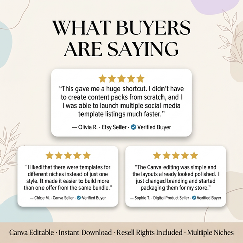 2250+ Canva Instagram Templates for 20+ Niches With Resell Rights